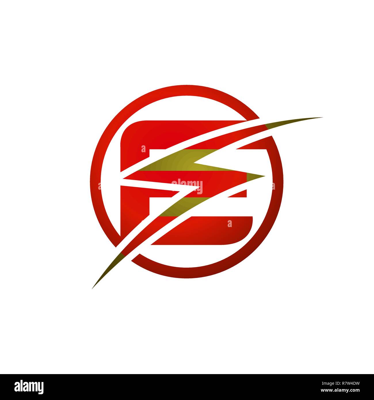 Il logo di energia, potenza modello logos, simbolo alla moda per la progettazione di siti web pulsante WEB Illustrazione Vettoriale