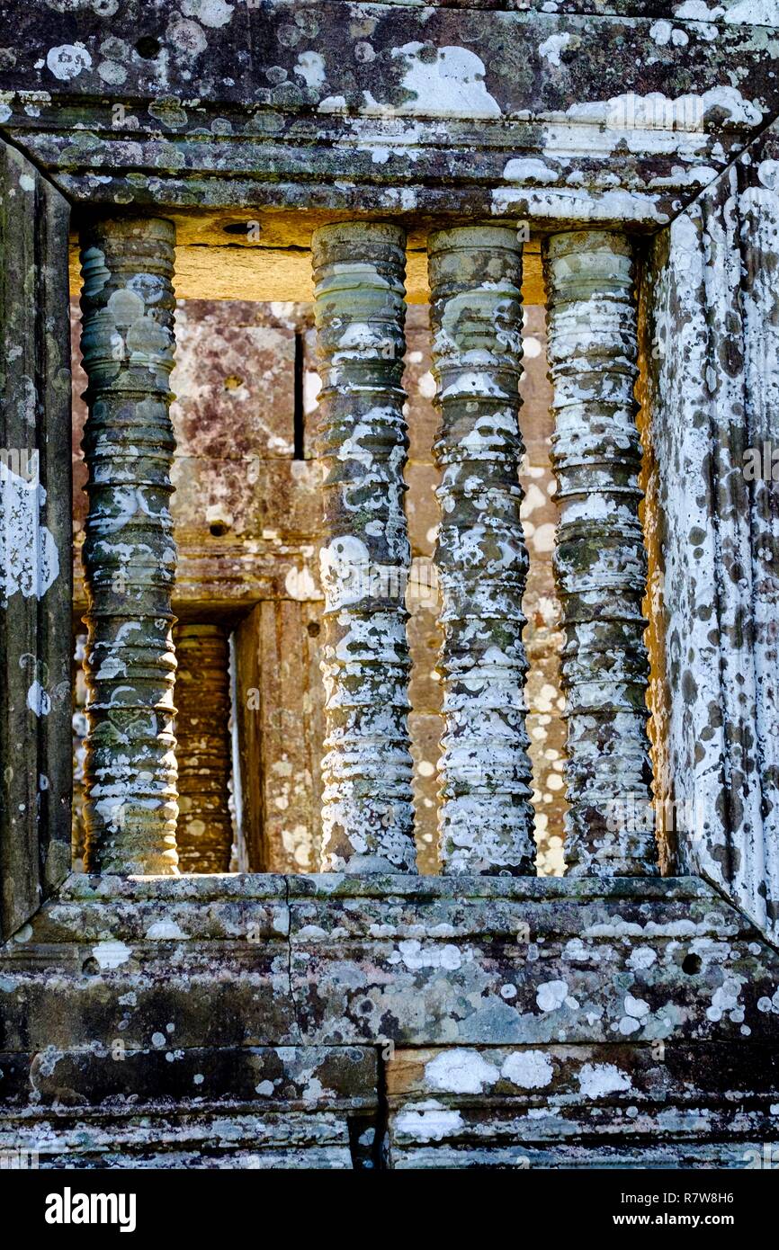 Cambogia, Preah Vihear provincia, Preah Vihear Tempio, sulla lista del patrimonio mondiale dell'UNESCO, datata 9 a 11 secolo Foto Stock