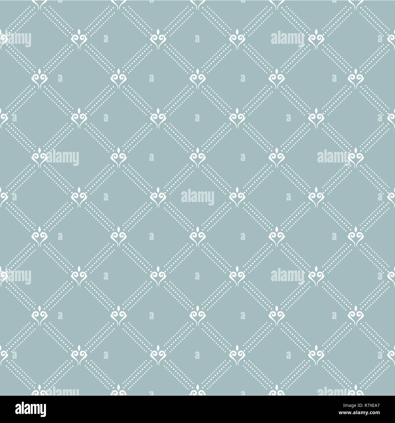 Vettore di Seamless Pattern con Royal Gigli Illustrazione Vettoriale