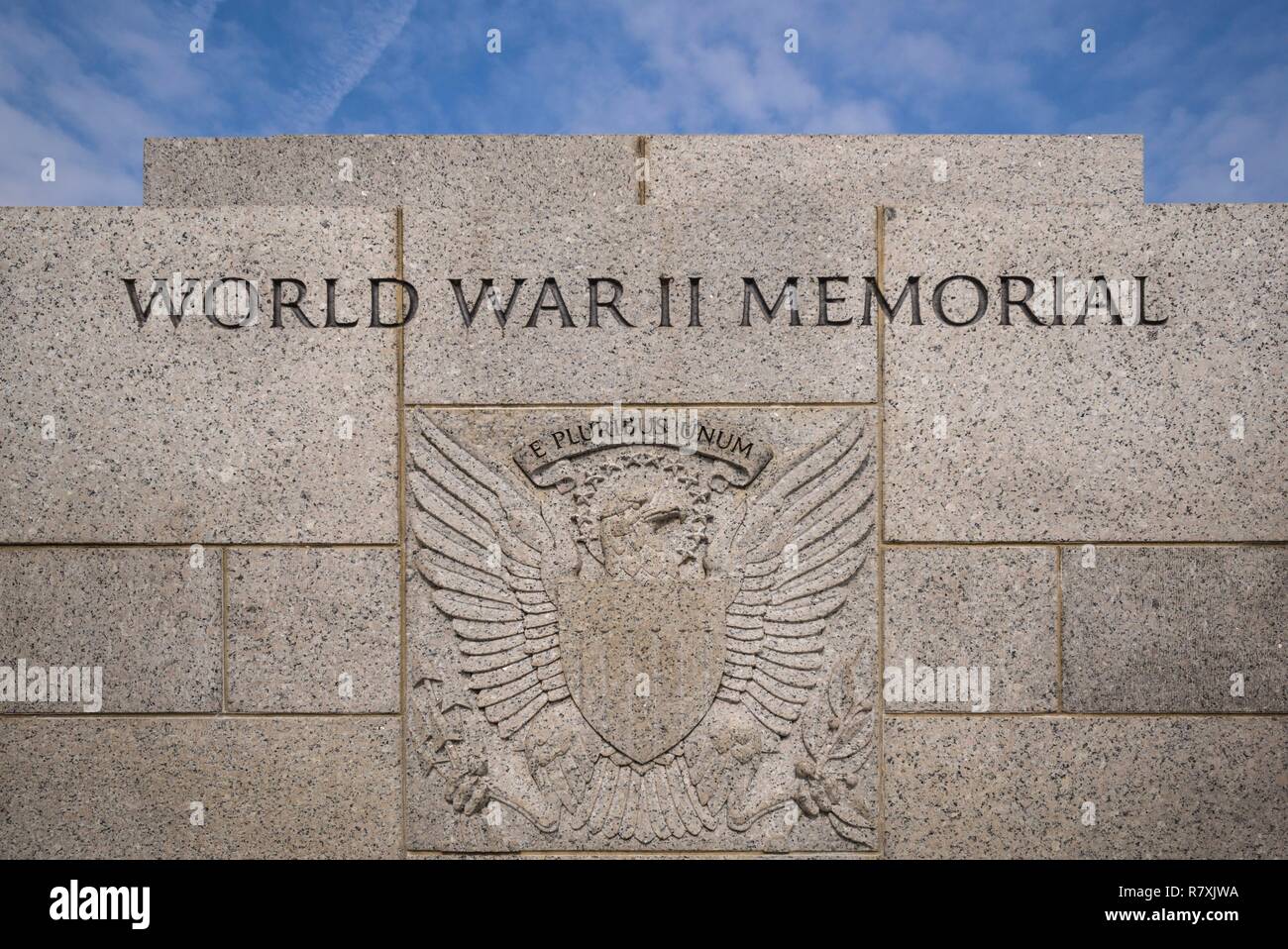Stati Uniti, Distretto di Columbia, Washington, National Mall, guerra mondiale due Memorial Foto Stock