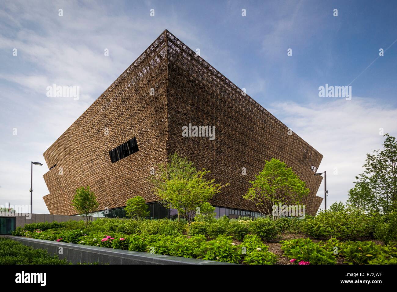 Stati Uniti, Distretto di Columbia, Washington, National Mall, Nazionale Museo afro-americano, esterna Foto Stock