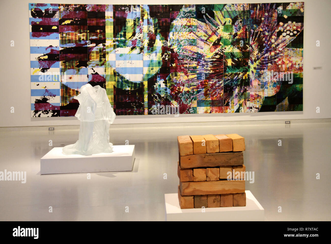 Opere d'arte esposte al Knoxville Museum of Art, Tennessee, USA Foto Stock
