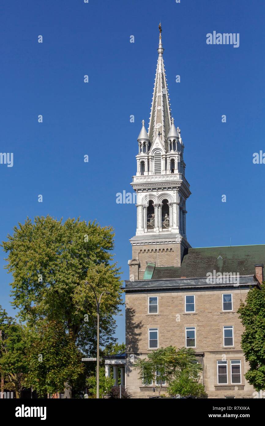 Canada, Provincia di Quebec, Montreal, patrimonio religioso, Santa Brigida Chiesa Kildare trasformato in una ricerca e creazione teatrale centro Foto Stock