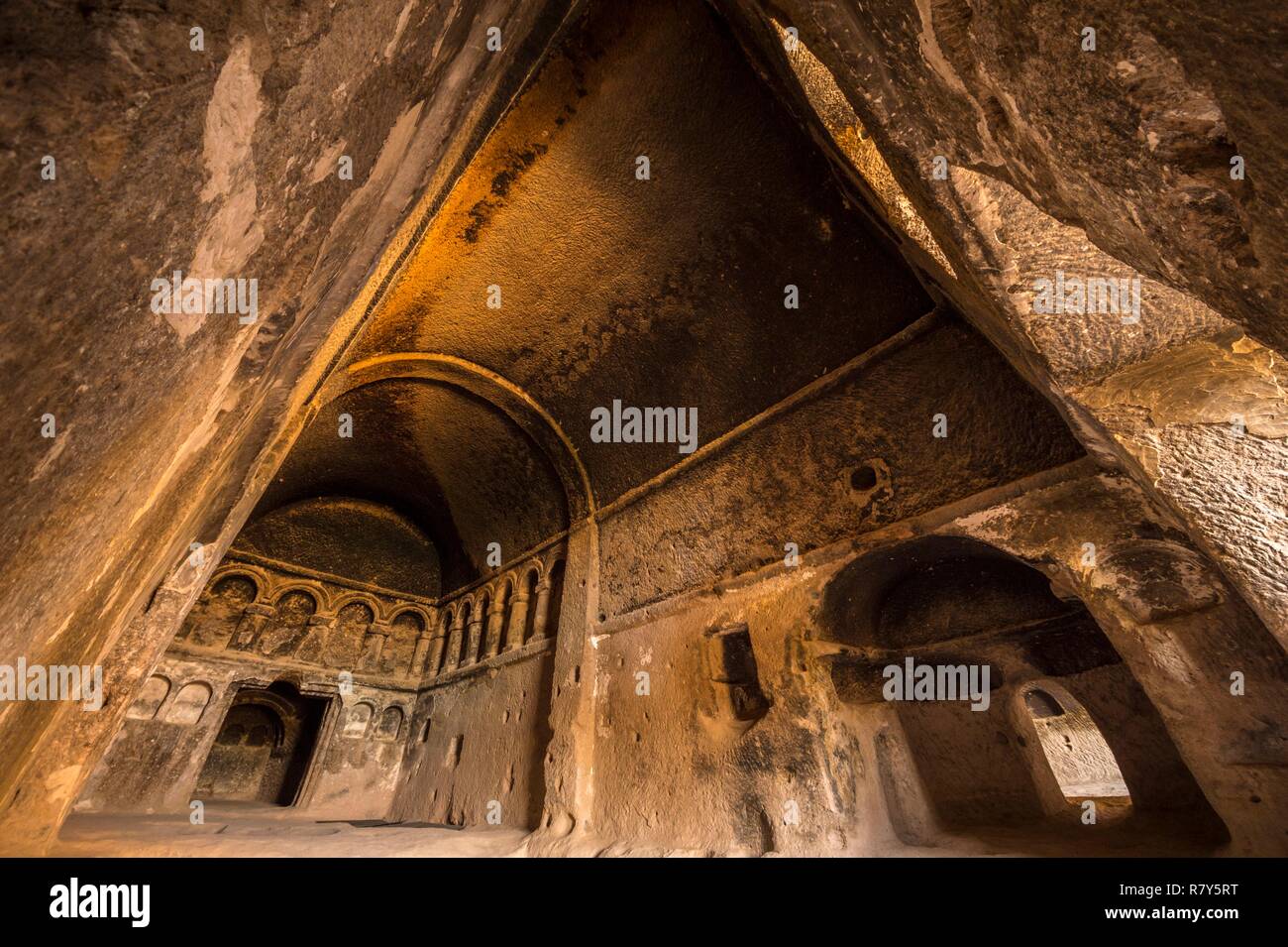 Turchia, Anatolia centrale, provincia di Aksaray, Cappadoce classée Patrimoine Mondial de l'UNESCO, Foto Stock