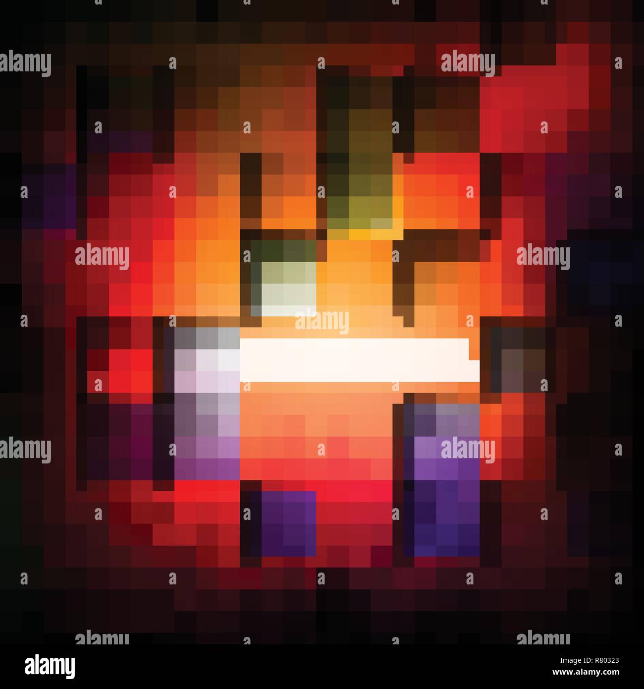 Isometrica del team aziendale, business persone concetto. Banner Web. La gente di affari sono in piedi su un globo mondo. Nuove idee, ricerca di investitori, aumentata Illustrazione Vettoriale