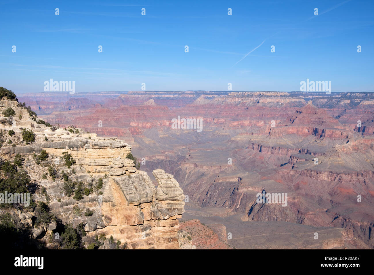 Immagini dal bordo Sud del Grand Canyon Foto Stock