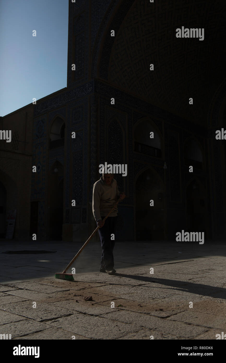Un uomo anziano Foto Stock