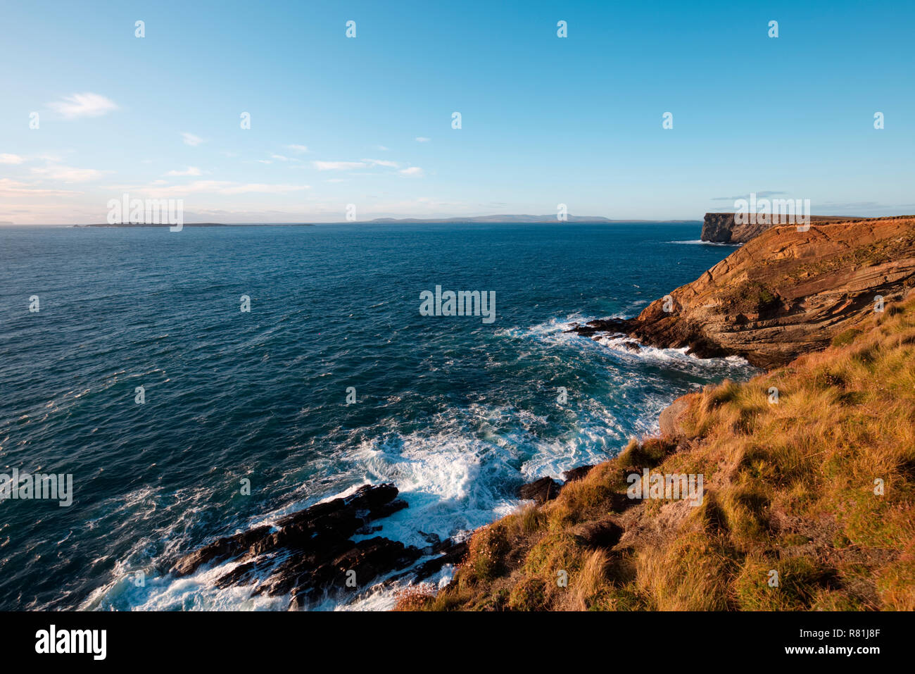 Testa di Barth, South Ronaldsay, Orkney Foto Stock