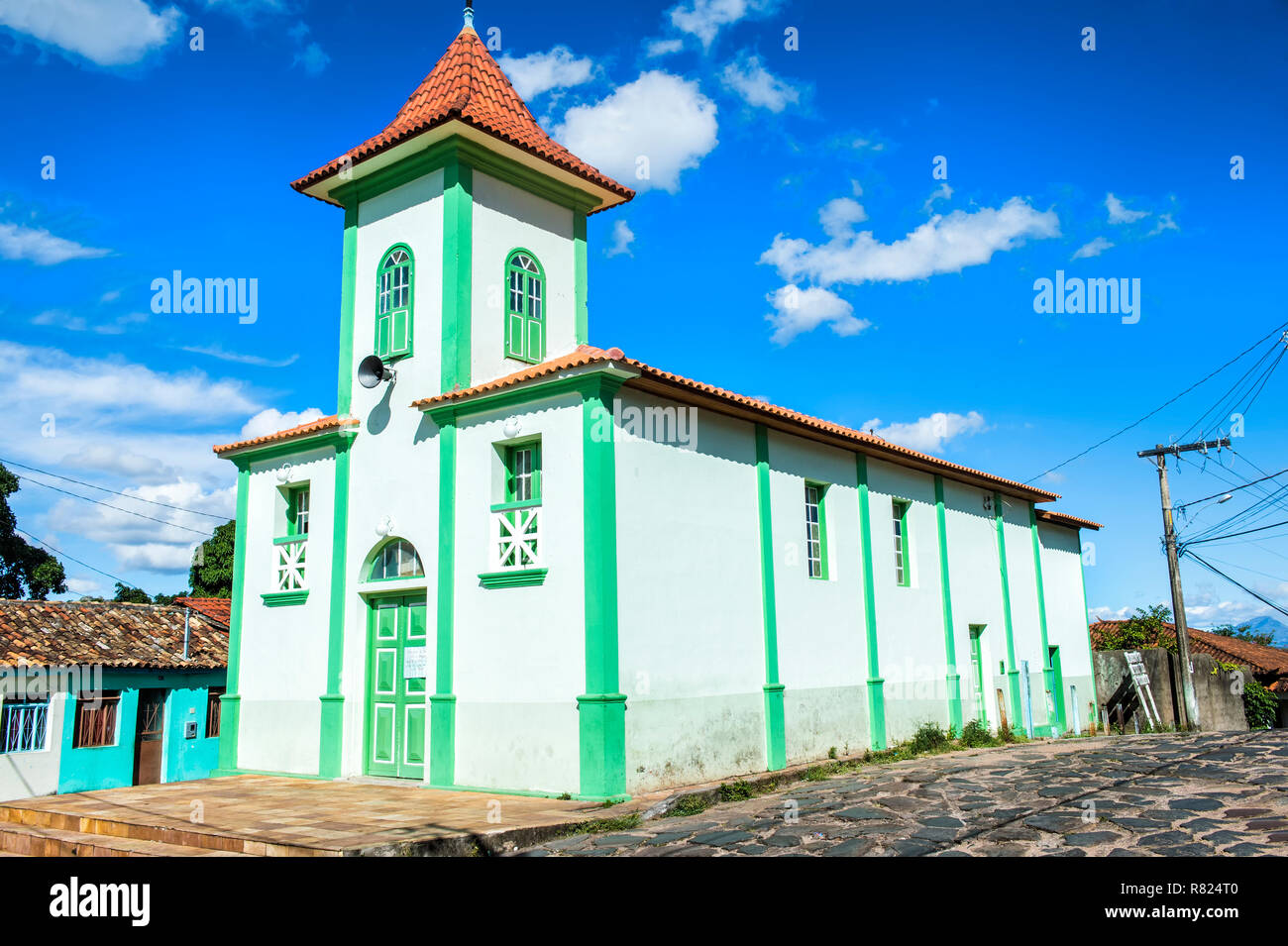 Nossa Senhora da Consolaçao Chiesa, Diamantina, Minas Gerais, Brasile Foto Stock