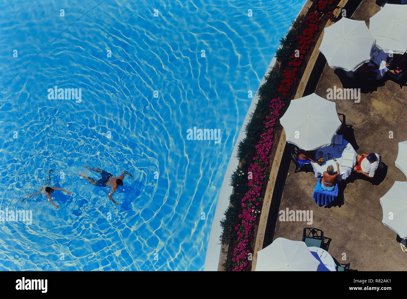 Piscina all'aperto. Madeira. Portogallo Foto Stock