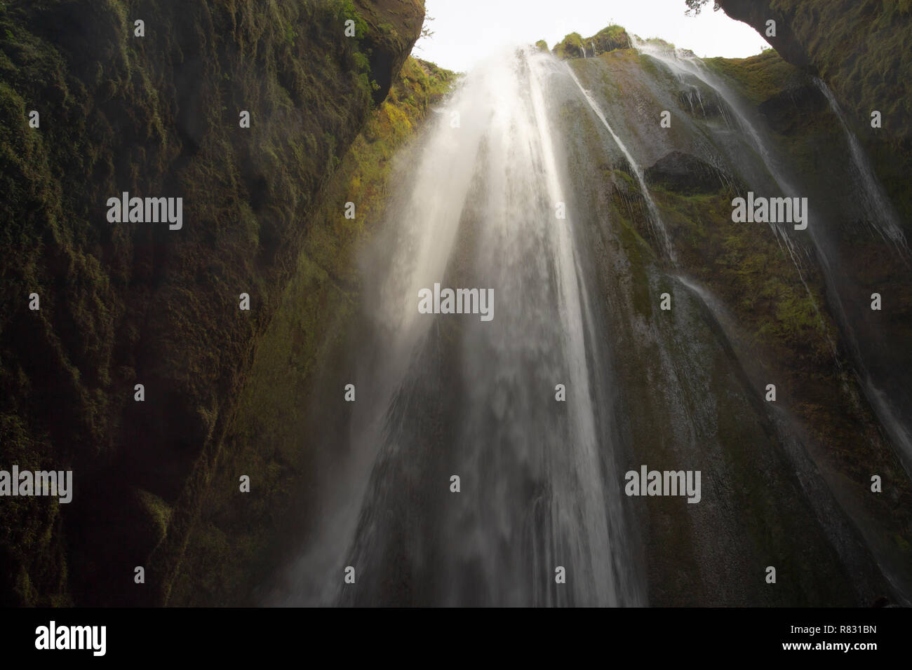 Cascata Gljúfrabúi Islanda Foto Stock