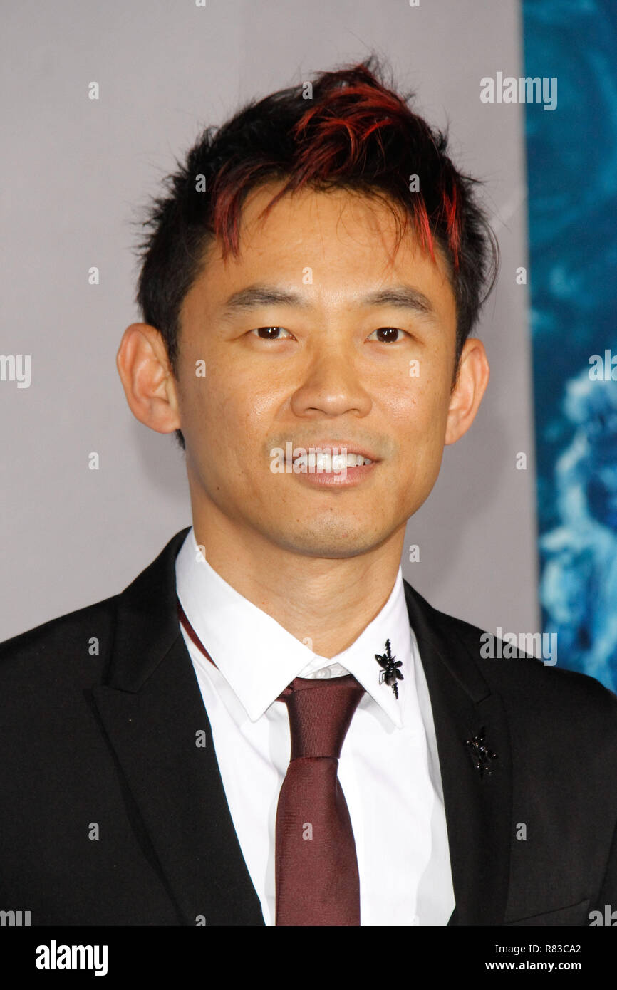 Los Angeles, Stati Uniti d'America. 12 dic 2018. James Wan alla premiere di Warner Bros" "Aquaman" tenutasi presso la leva TCL Teatro Cinese a Hollywood, CA, Dicembre 12, 2018. Foto di Giuseppe Martinez / PictureLux Credito: PictureLux / Hollywood Archive/Alamy Live News Foto Stock