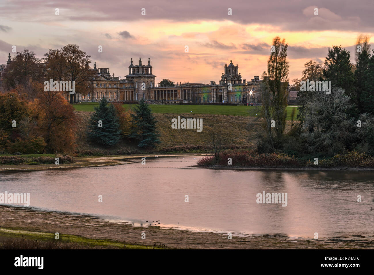 Il Palazzo di Blenheim, Oxfordshire, England, Regno Unito, Europa Foto Stock