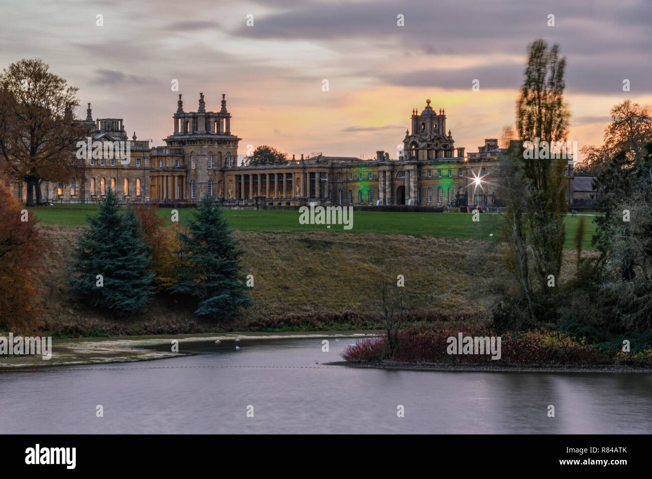 Il Palazzo di Blenheim, Oxfordshire, England, Regno Unito, Europa Foto Stock