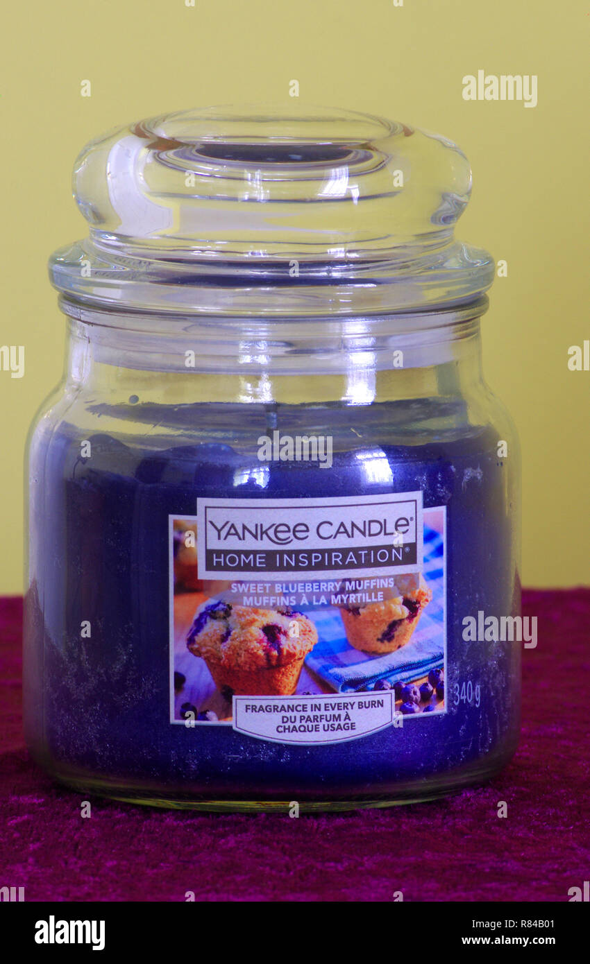 Yankee Candle Home ispirazione dolce muffin ai mirtilli profumo Foto Stock
