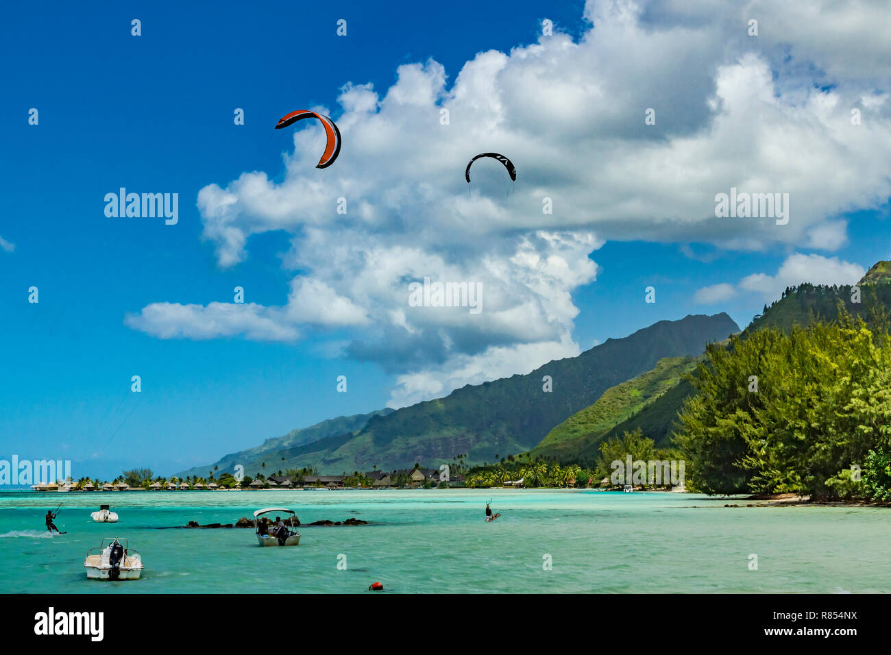 L'Isola di Moorea, Polinesia Francese Foto Stock