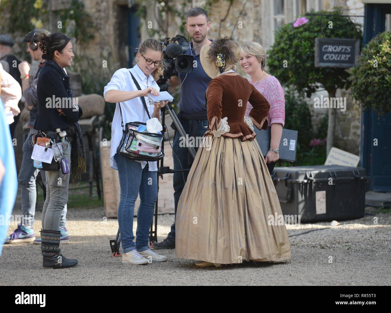 Dr Thorne è girato in Lacock, Wiltshire Foto Stock