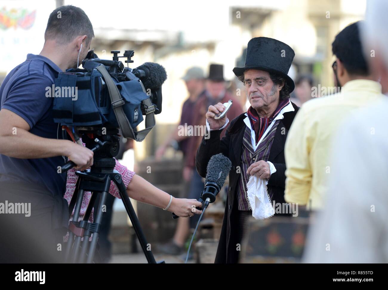 Dr Thorne è girato in Lacock, Wiltshire Foto Stock
