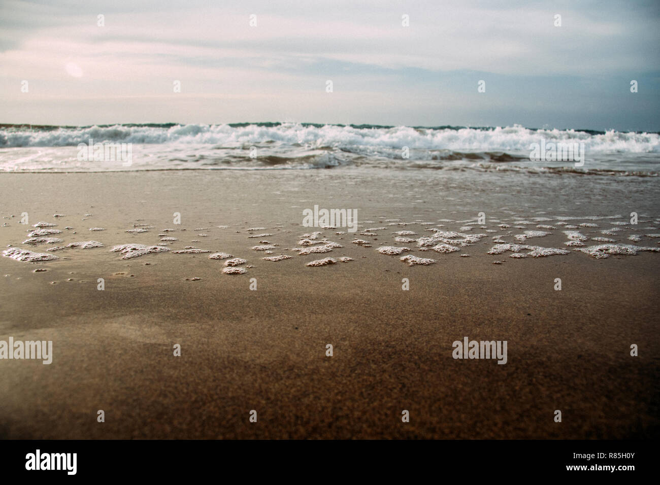 Lara Beach nella penisola di Akamas, isola di Cipro, Paphos Foto Stock