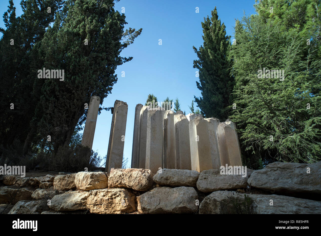 Gerusalemme, Israele. 24 ottobre 2018: Yad Vashem Israele, il memoriale ufficiale per il Ebrei vittime della Shoah, istituito nel 1953. Foto Stock