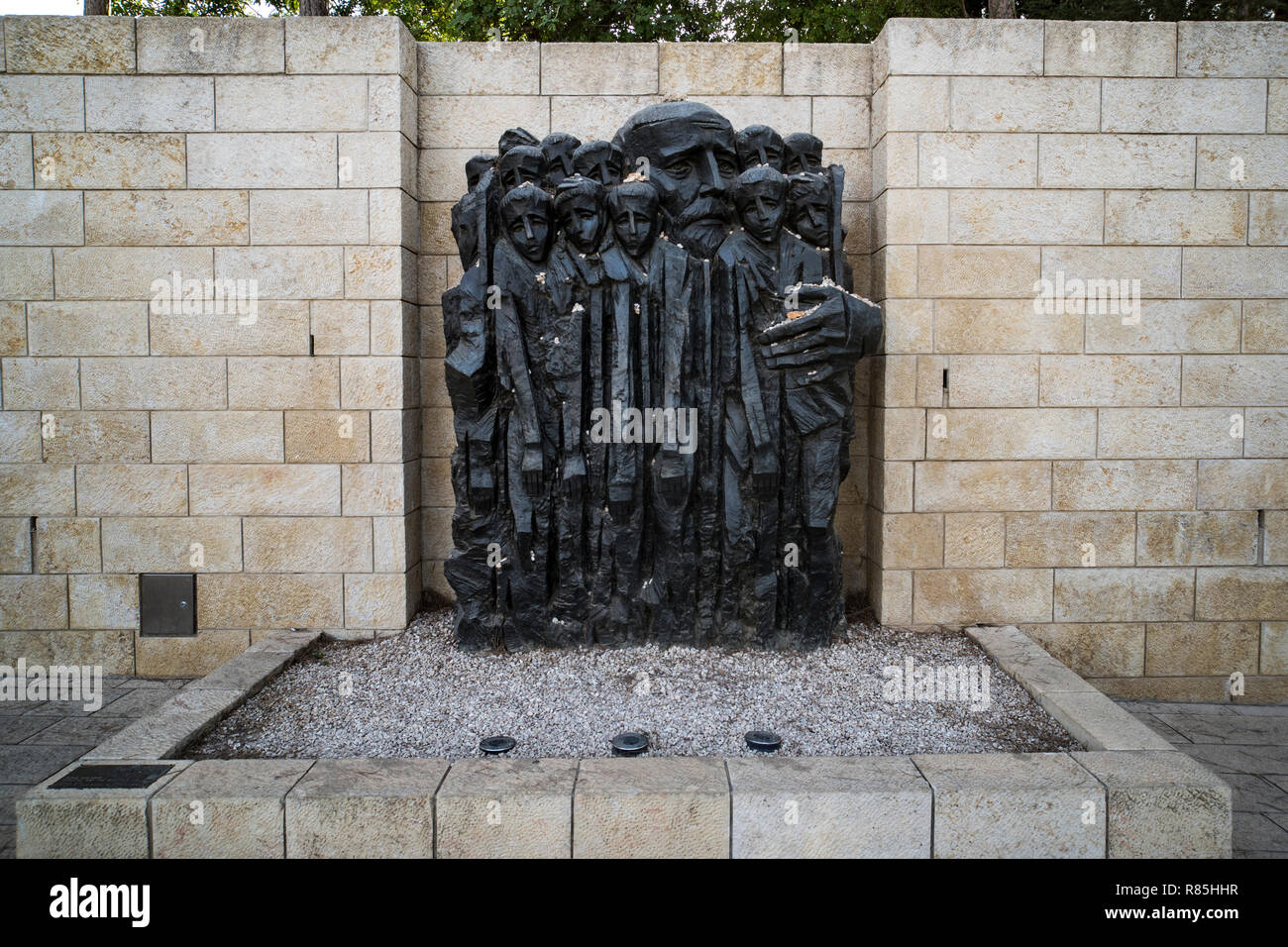 Gerusalemme, Israele. 24 ottobre 2018: Yad Vashem Israele, il memoriale ufficiale per il Ebrei vittime della Shoah, istituito nel 1953. Foto Stock