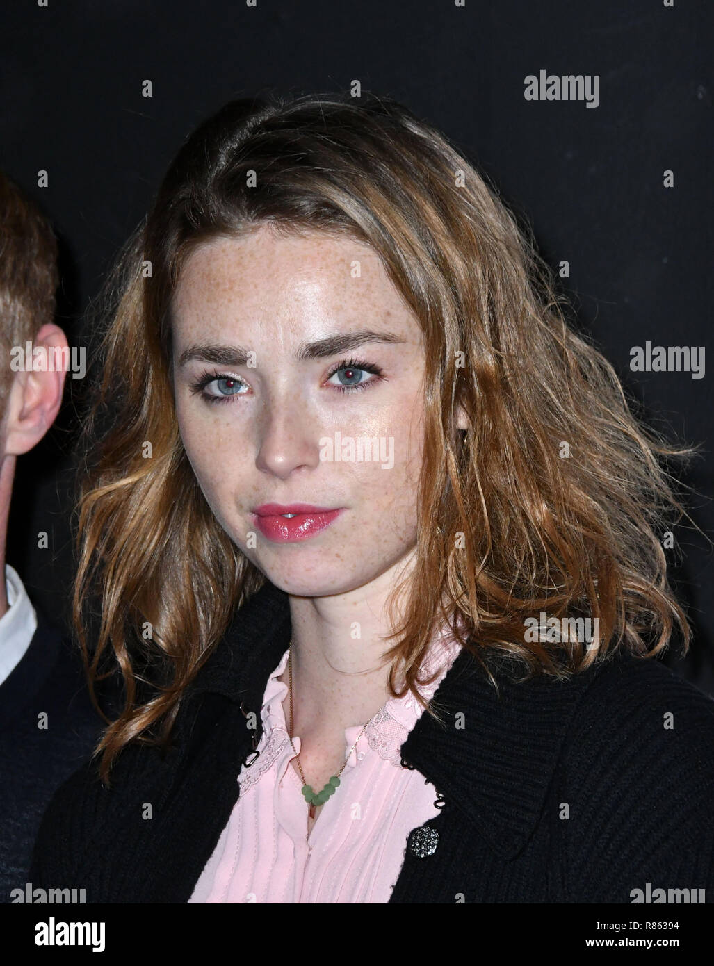 Londra, Regno Unito. 13 dic 2018. Freya Mavor a premiere di adattamento della BBC di Agatha Christie's romanzo della criminalità, al BFI Southbank Credito: Nils Jorgensen/Alamy Live News Foto Stock