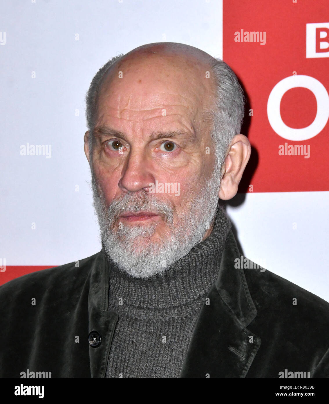 Londra, Regno Unito. 13 dic 2018. John Malkovich a Premiere di adattamento della BBC di Agatha Christie's romanzo della criminalità, al BFI Southbank Credito: Nils Jorgensen/Alamy Live News Foto Stock