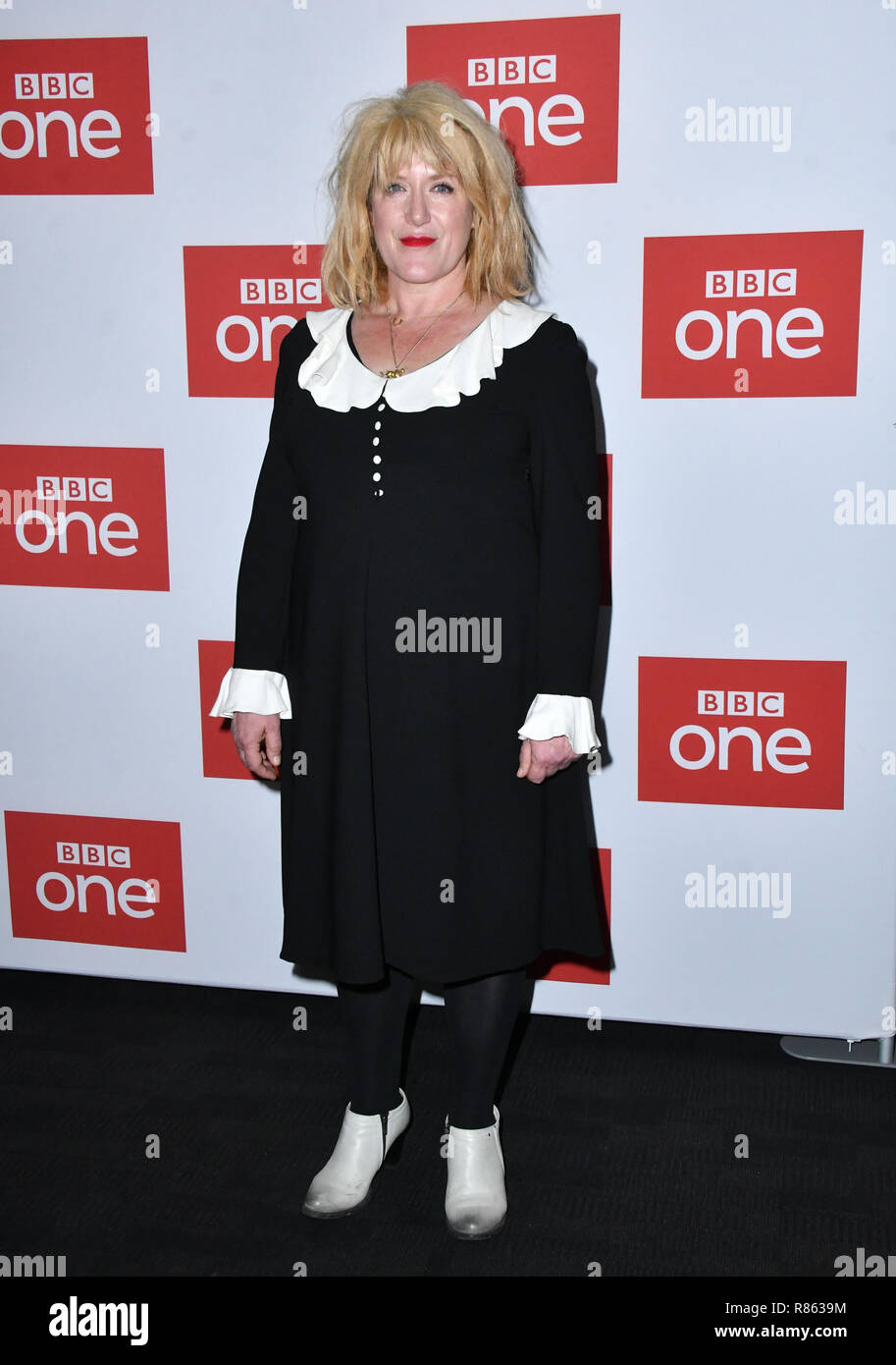 Londra, Regno Unito. 13 dic 2018. Sarah Phelps a Premiere di adattamento della BBC di Agatha Christie's romanzo della criminalità, al BFI Southbank Credito: Nils Jorgensen/Alamy Live News Foto Stock