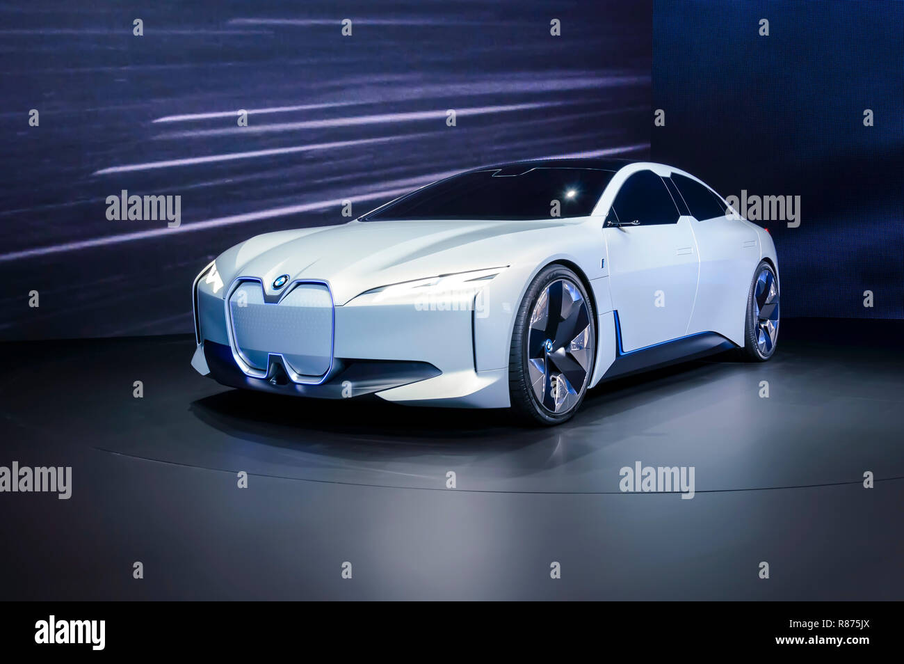 Francoforte - SEP 2017: BMW mi Vision Dynamics auto elettrica in corrispondenza internazionale IAA Frankfurt Motor Show Foto Stock