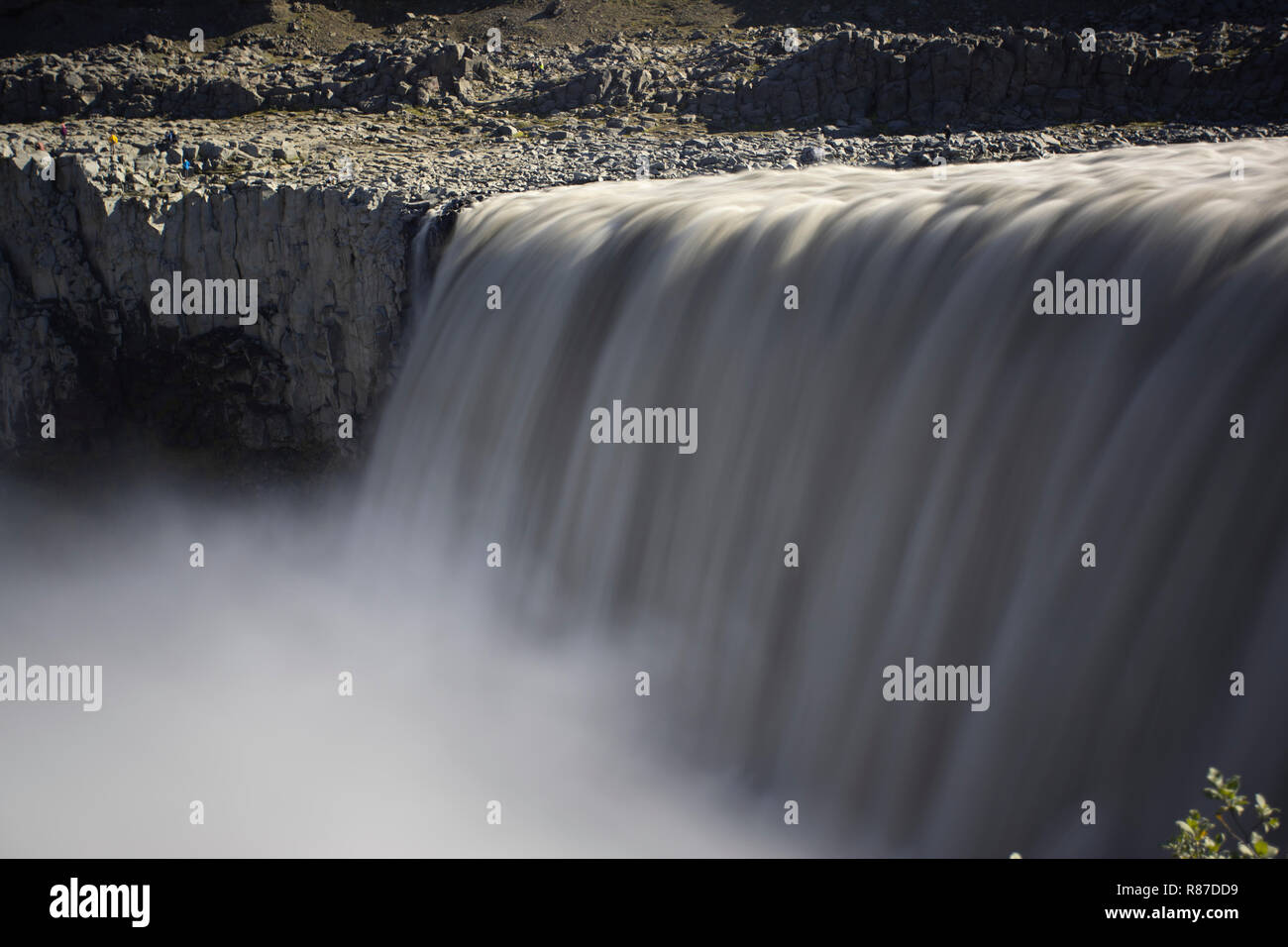 Cascata di Dettifoss, Islanda Foto Stock