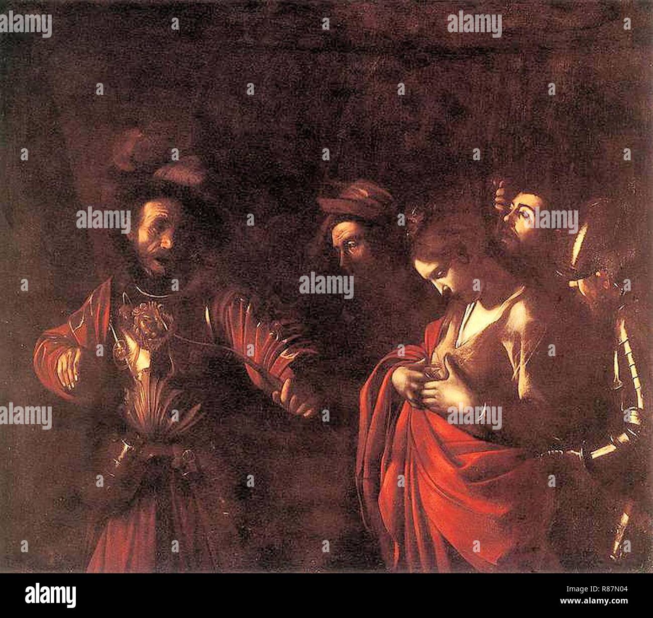 Caravaggio - Martirio di Sant'Orsola. Foto Stock
