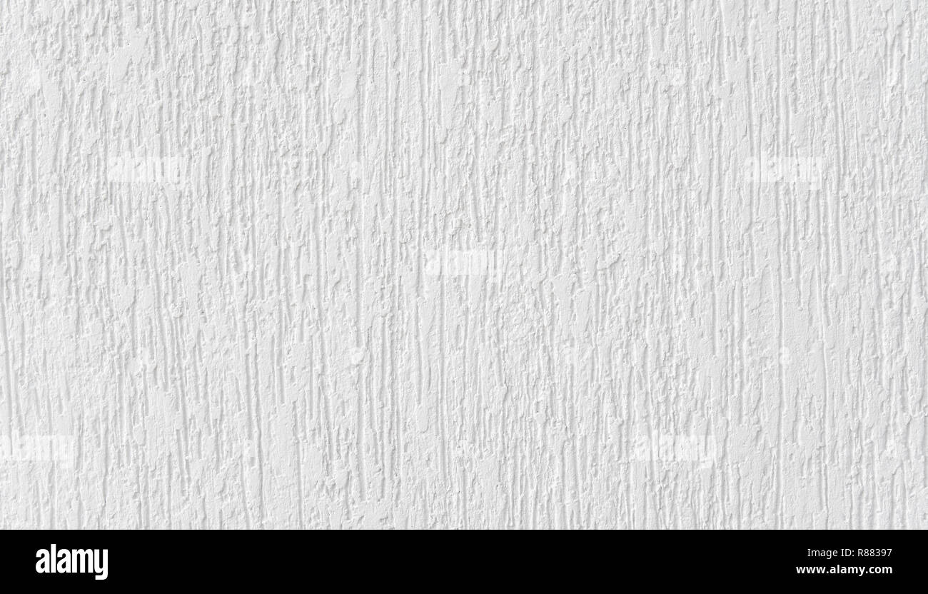 Bianco sfondo astratto. Alta frammento dettagliata del dipinto di bianco muro di pietra. Foto Stock