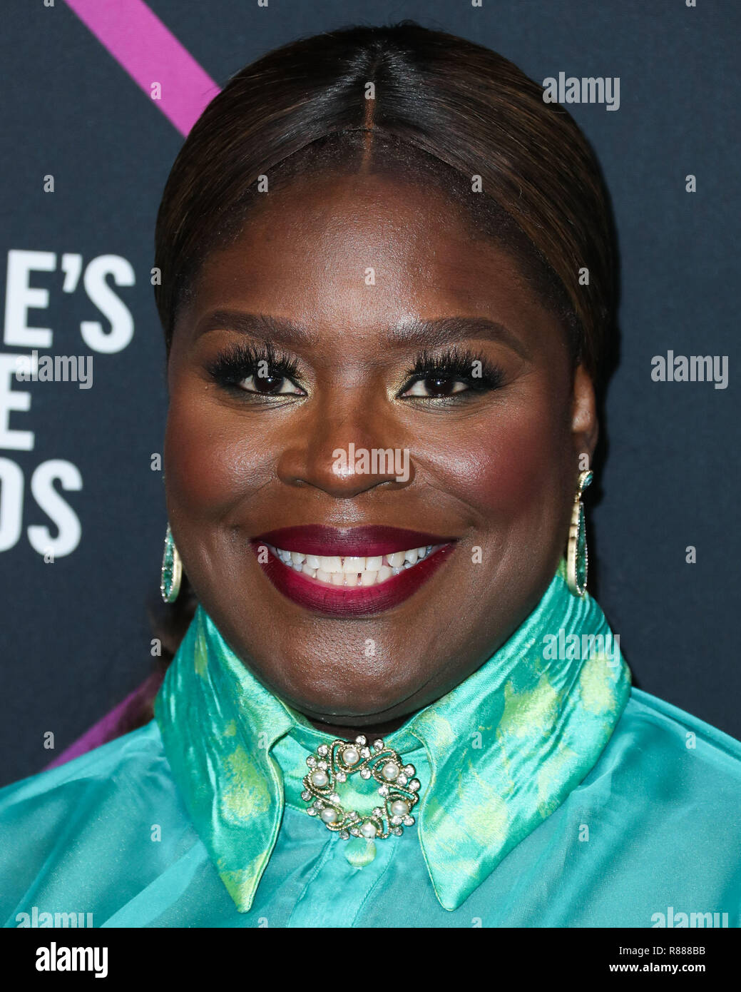 SANTA MONICA, Los Angeles, CA, Stati Uniti d'America - 11 novembre: Retta al People's Choice Awards 2018 tenutasi a Barker Hangar su Novembre 11, 2018 in Santa Monica, Los Angeles, California, Stati Uniti. (Foto di Xavier COLLIN/Image Press Agency) Foto Stock