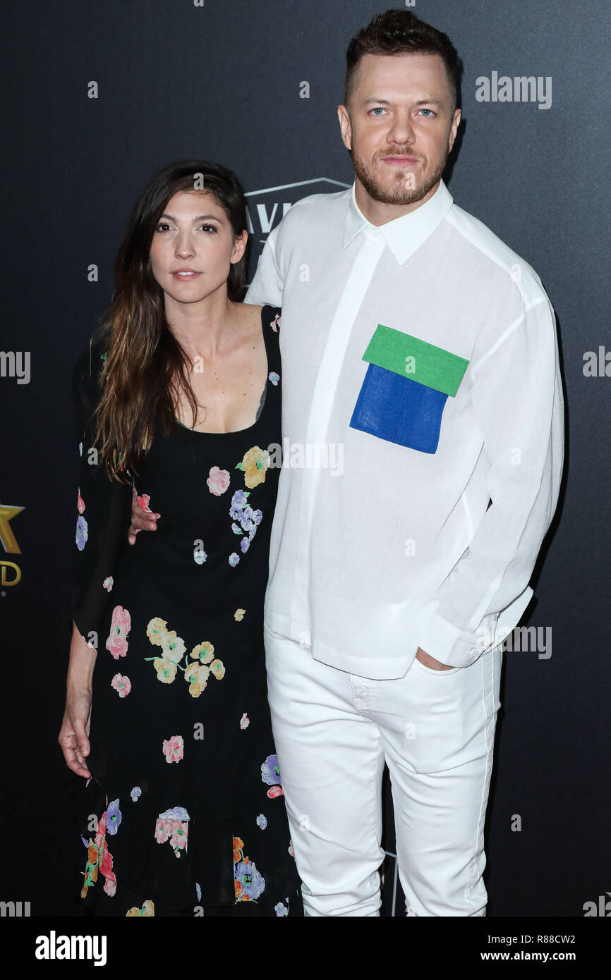 BEVERLY HILLS, Los Angeles, CA, Stati Uniti d'America - novembre 04: Aja Volkman, Dan Reynolds alla XXII edizione Hollywood Film Awards tenutosi presso il Beverly Hilton Hotel il 4 novembre 2018 a Beverly Hills Los Angeles, California, Stati Uniti. (Foto di Xavier COLLIN/Image Press Agency) Foto Stock