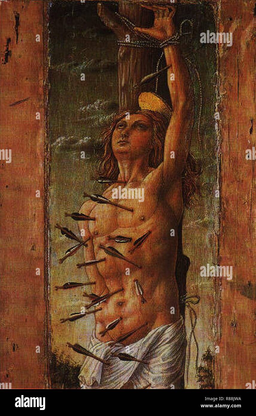 Carlo Crivelli - San Sebastian. Foto Stock