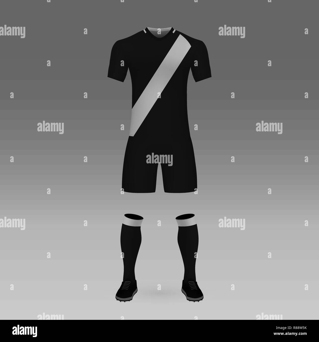 Kit calcio Vasco da Gama, maglietta modello per Soccer jersey.  Illustrazione Vettoriale Immagine e Vettoriale - Alamy