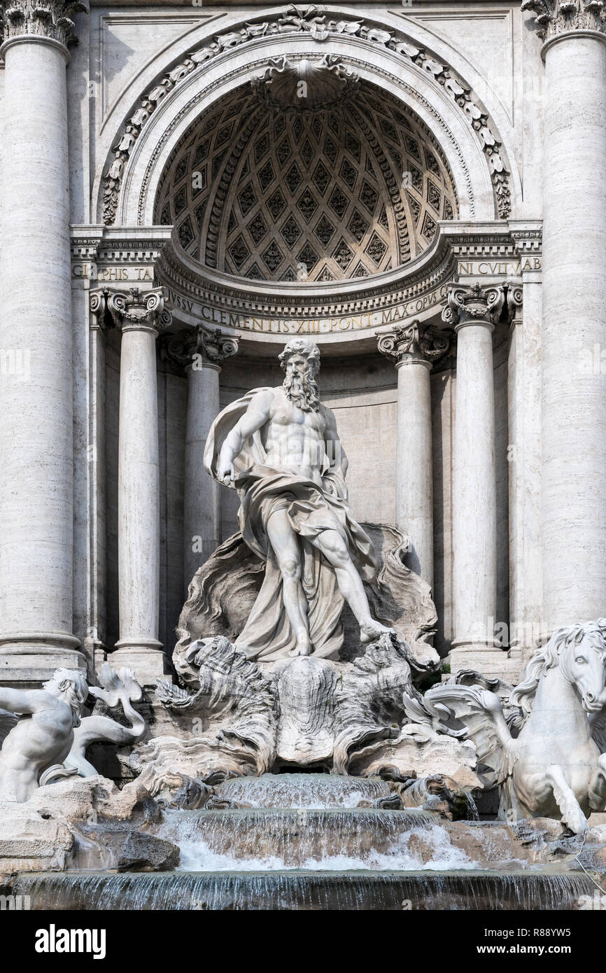 Fontana di Trevi, Roma, Italia. Foto Stock