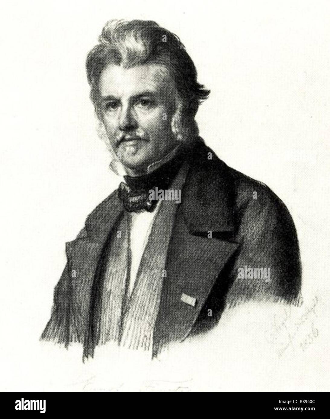 Carl Christian Vogel von Vogelstein - Ernst Förster. Foto Stock