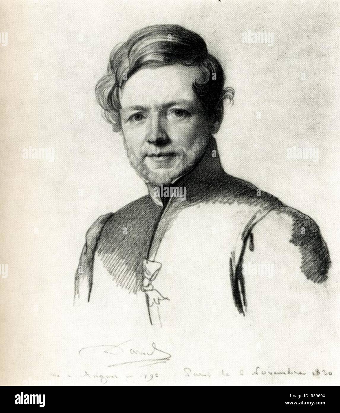 Carl Christian Vogel von Vogelstein - Pierre Jean David D'Angers. Foto Stock