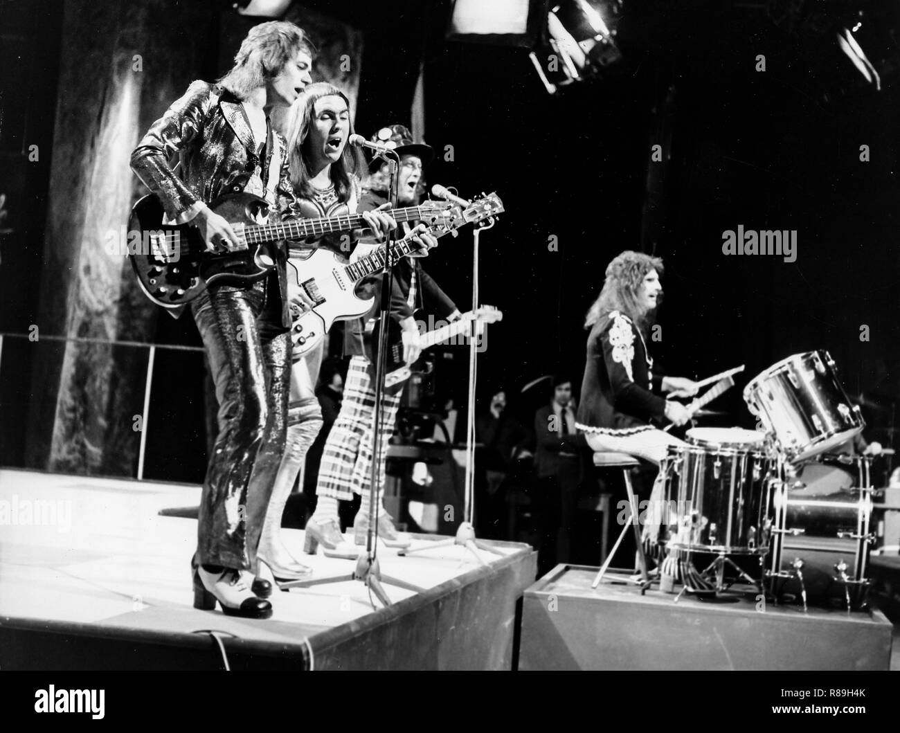 Slade, parte superiore del pop, 70s Foto Stock