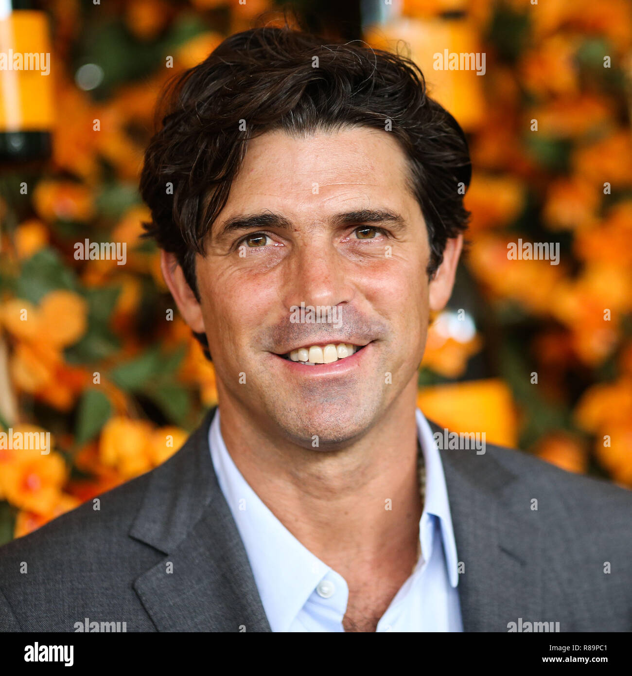 PACIFIC PALISADES, Los Angeles, CA, Stati Uniti d'America - 06 ottobre: Nacho Figueras a 9° Veuve Clicquot Polo Classic Los Angeles tenutosi a Will Rogers State Historic Park il 6 ottobre 2018 in Pacific Palisades, Los Angeles, California, Stati Uniti. (Foto di Xavier COLLIN/Image Press Agency) Foto Stock