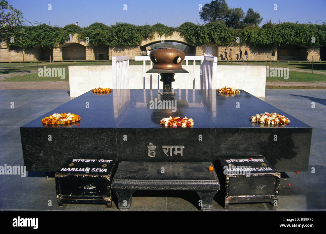 Rajghat, Delhi, India Foto Stock