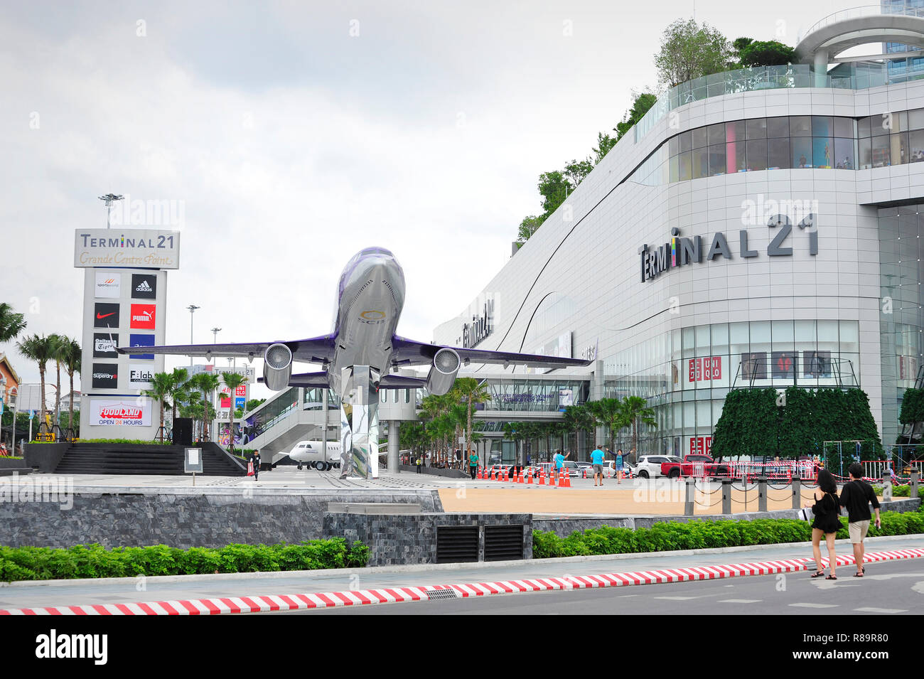 Il terminale 21 Shopping Mall Pattaya Thailandia Foto Stock