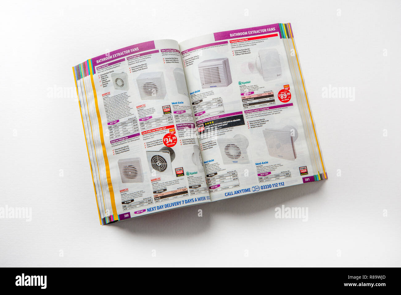 Un catalogo Screwfix Foto Stock