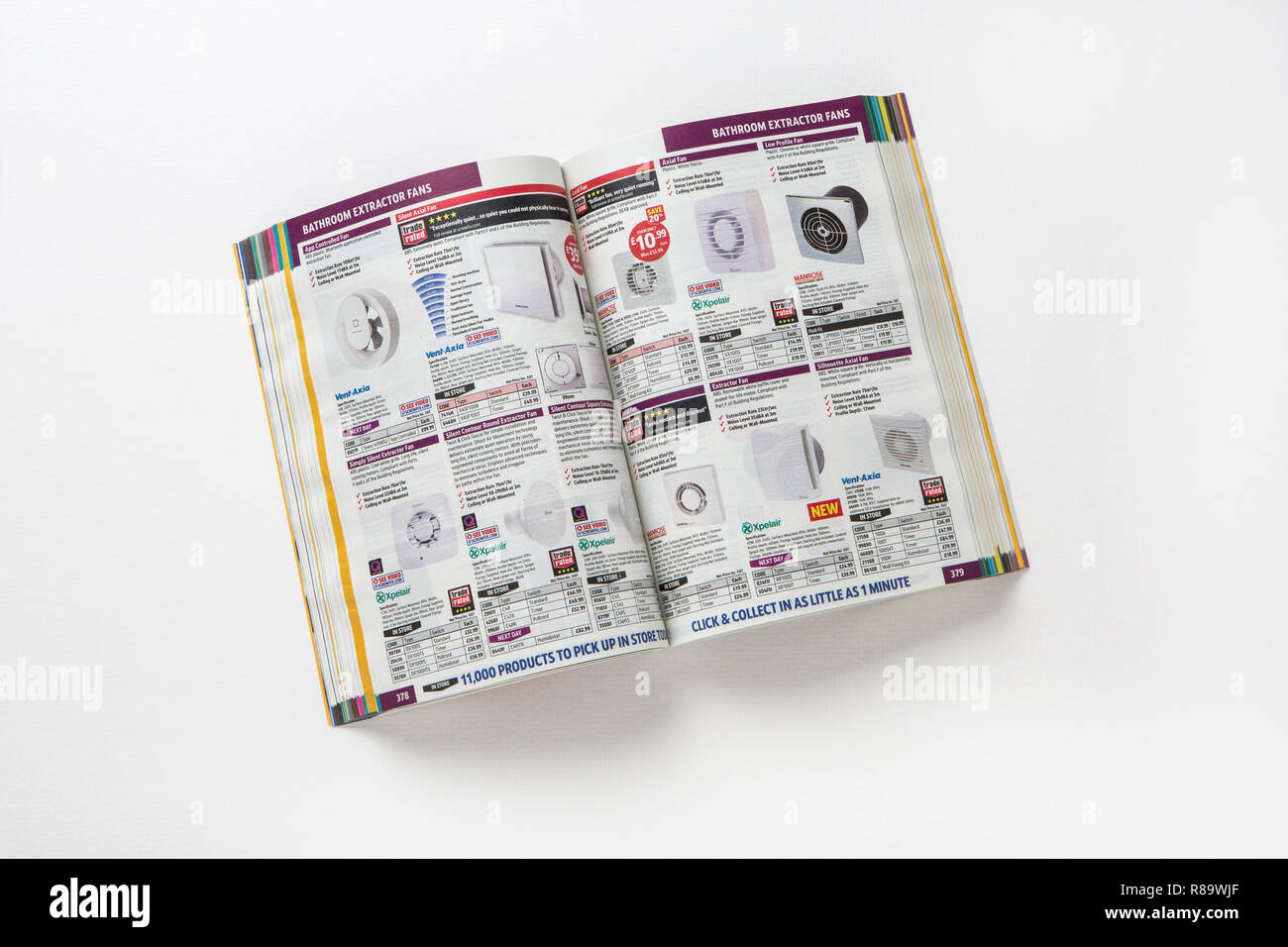Un catalogo Screwfix Foto Stock