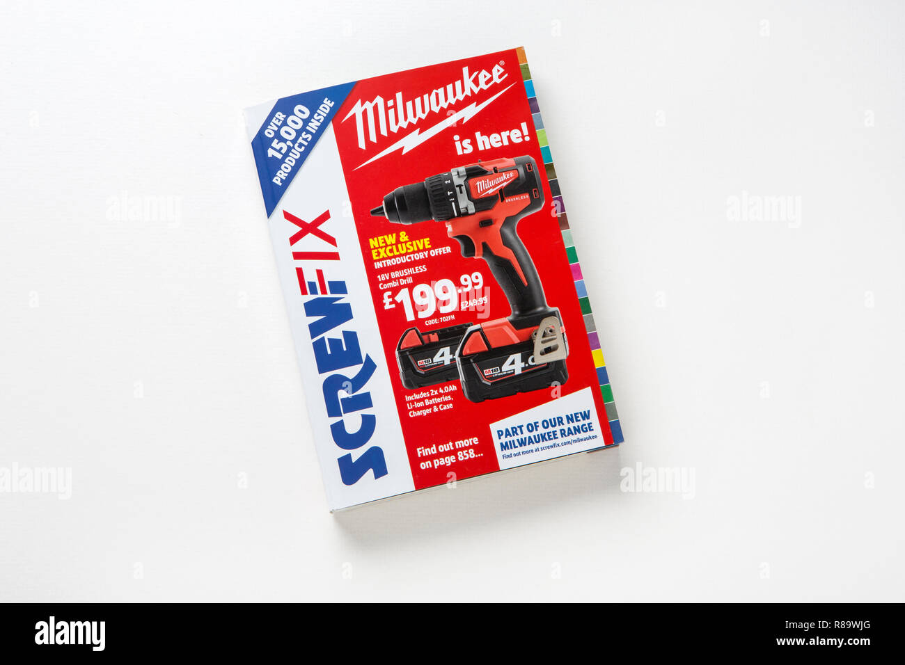Un catalogo Screwfix Foto Stock