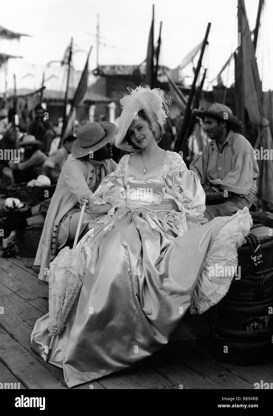 Capitano sangue Anno : 1935 USA Direttore : Michael Curtiz Olivia de Havilland immagine di scatto Foto Stock