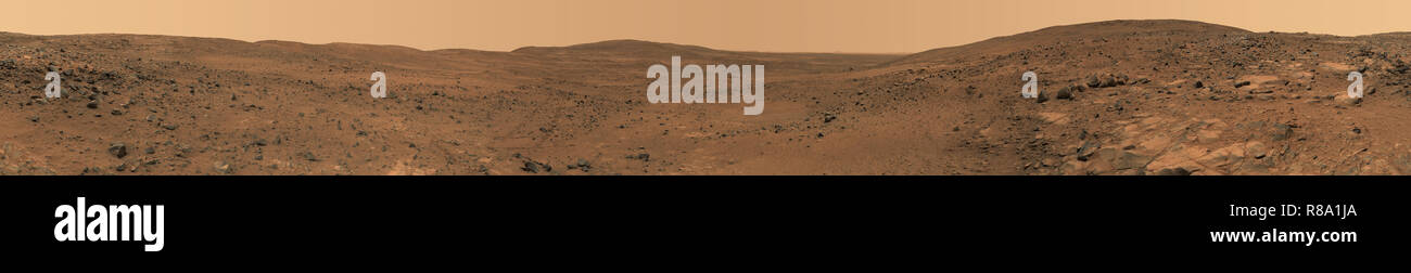 Panorama di Marte Foto Stock