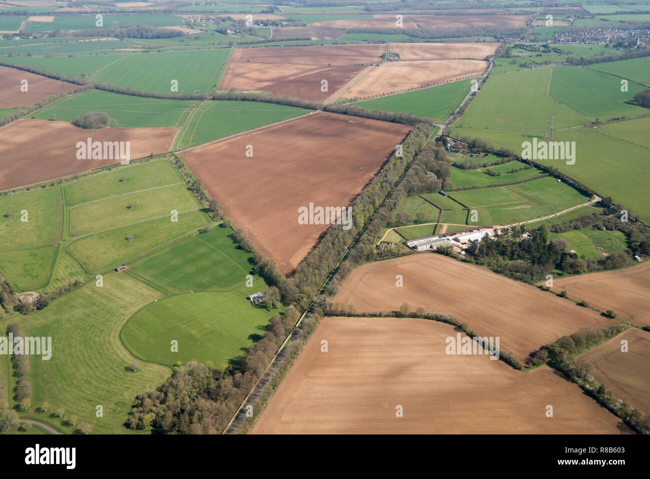Fosse Way, Gloucestershire, 2018. Creatore: Storico Inghilterra fotografo personale. Foto Stock