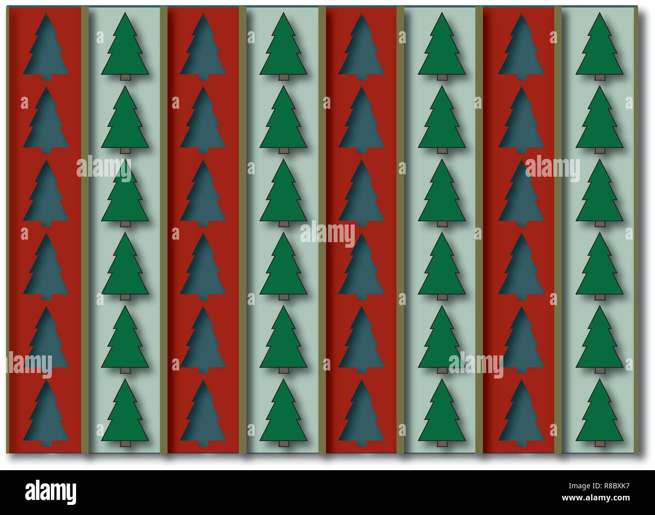 Texture di Natale perfetto per le carte di avvolgimento e le carte di Natale. Illustrazione Vettoriale